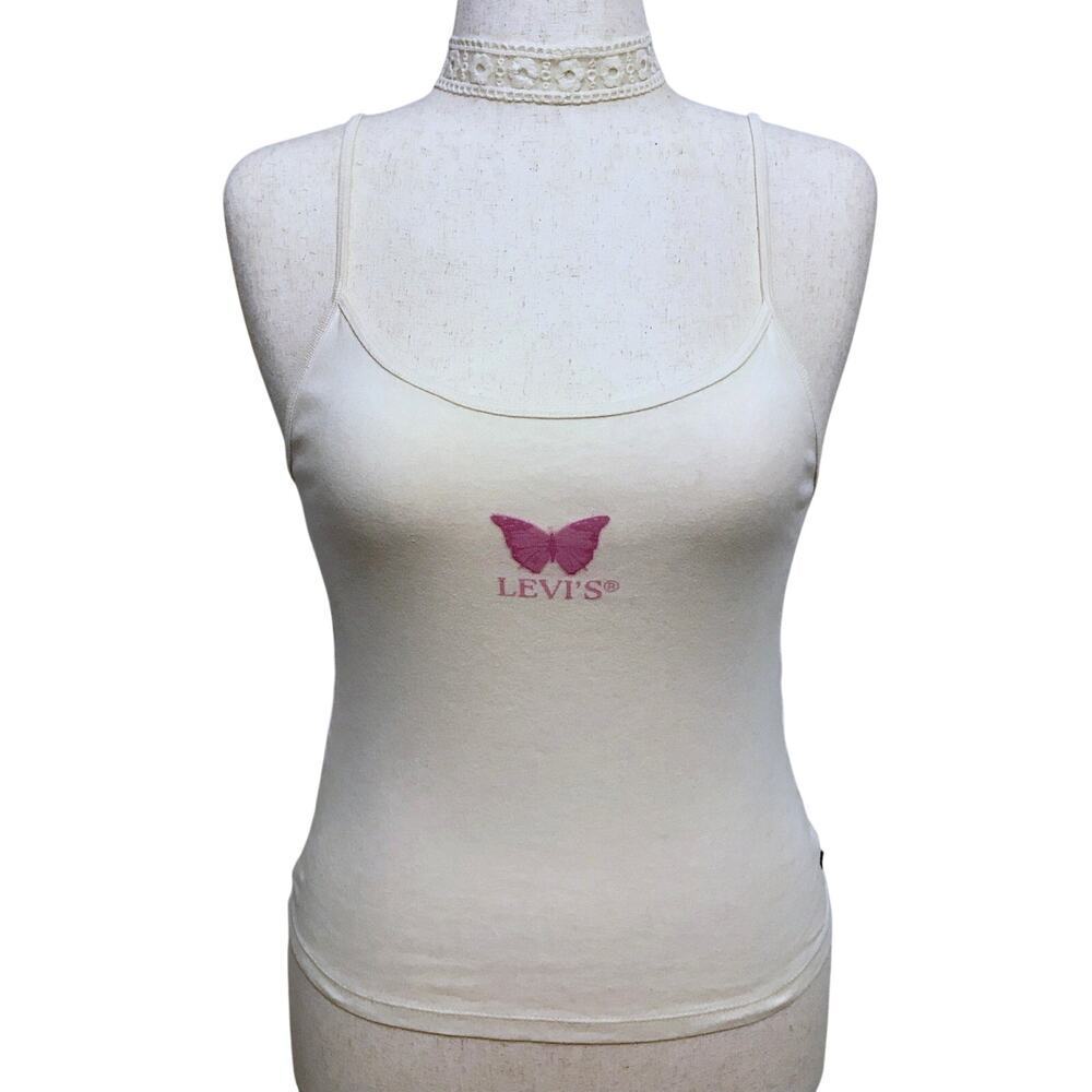 Levi's NWOT Cream Tank Top Women L